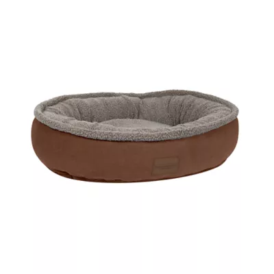 Product Carolina Pet Company Microfiber & Tipped Berber Comfy Cup Dog Bed