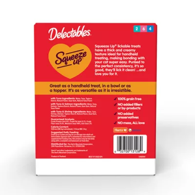 Hartz Delectables Squeeze Up Seafood - Variety Pack, 72 CT, 36 OZ - Image 7