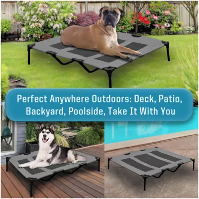 Arlee Home & Pet Cooling Elevated Mesh Pet Cot - Image 3