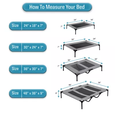 Product Arlee Home & Pet Cooling Elevated Mesh Pet Cot