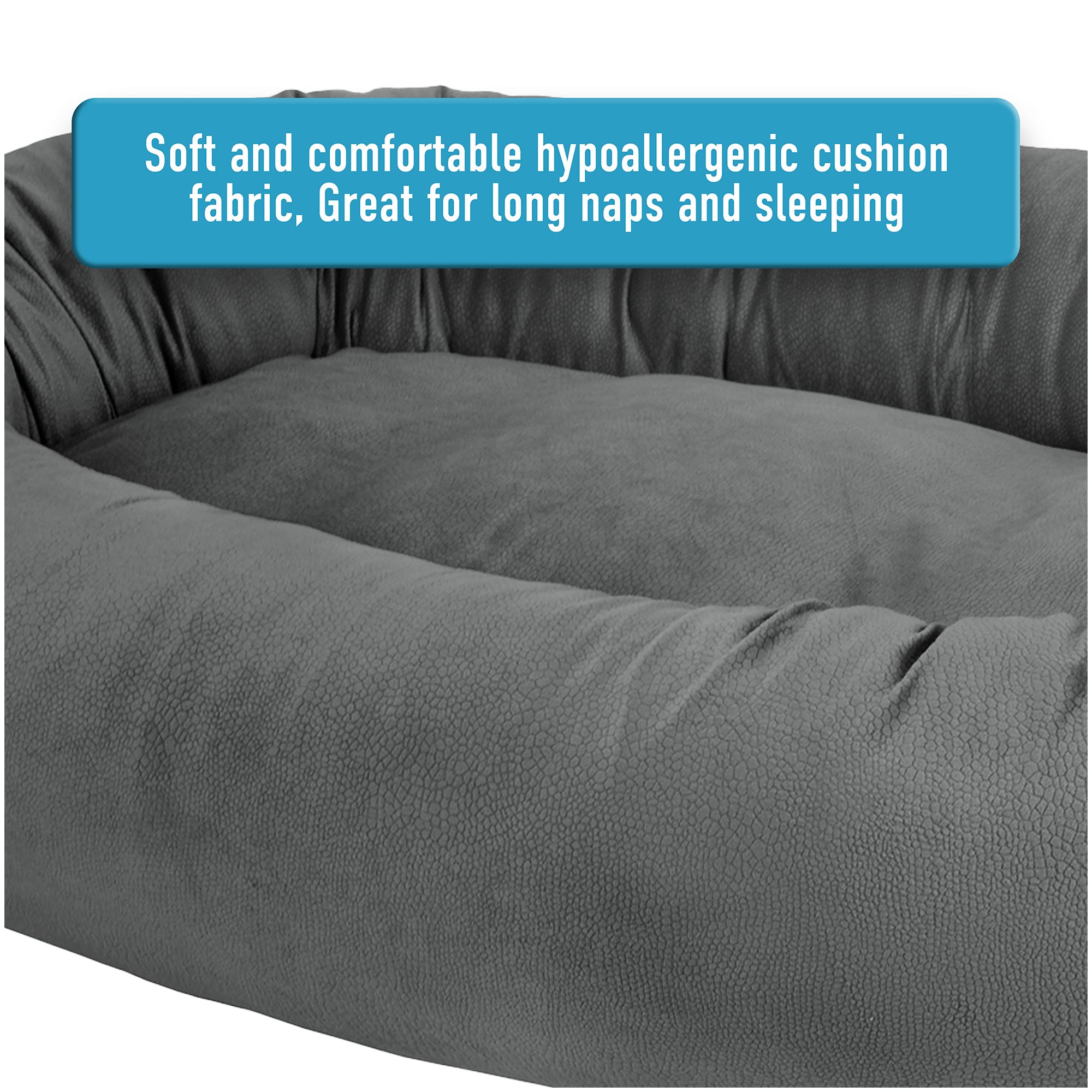 Arlee Home & Pet Orbit Orthopedic Eco-Friendly Memory Foam Pet Bed - thumbnail 6
