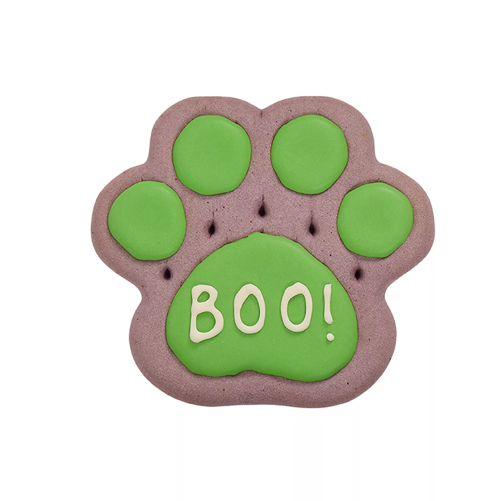 Thrills and Chills Boo! Decorated Paw Cookie Dog Treat 1 Count 2 OZ