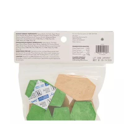 Product Thrills and Chills Rawhide Alternative Coffin Dog Treats 8 Count 6 OZ