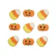 Product Thrills and Chills Pumpkin Candy Corn Biscuit Dog Treats 4 OZ