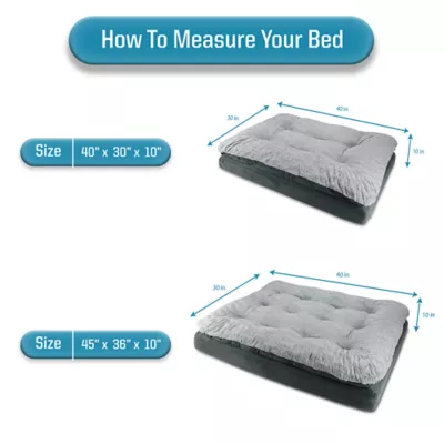 Arlee Home & Pet Pillow Top Orthopedic Eco-Friendly Pet Bed - Image 4