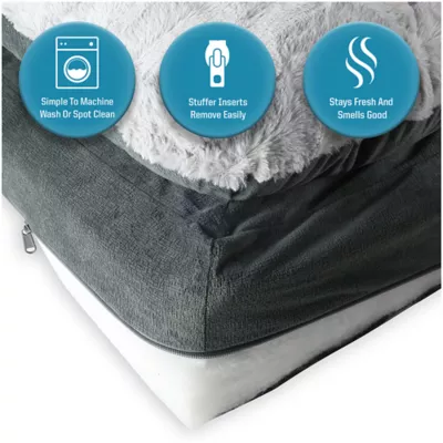 Arlee Home & Pet Pillow Top Orthopedic Eco-Friendly Pet Bed - Image 5