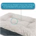 Arlee Home & Pet Pillow Top Orthopedic Eco-Friendly Pet Bed image thumbnail 4