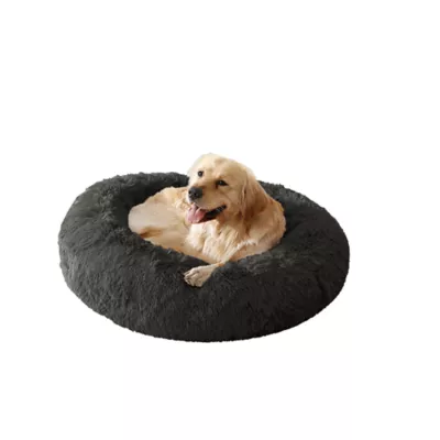 Arlee Home & Pet Shaggy Calming Orthopedic Eco-Friendly Donut Pet Bed - Image 2