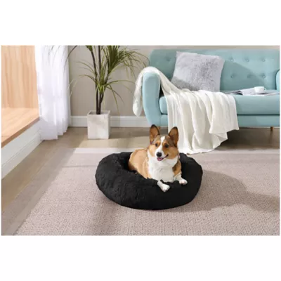 Arlee Home & Pet Shaggy Calming Orthopedic Eco-Friendly Donut Pet Bed - Image 1