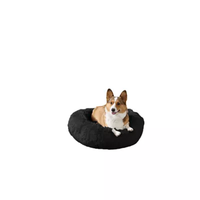 Arlee Home & Pet Shaggy Calming Orthopedic Eco-Friendly Donut Pet Bed - Image 2