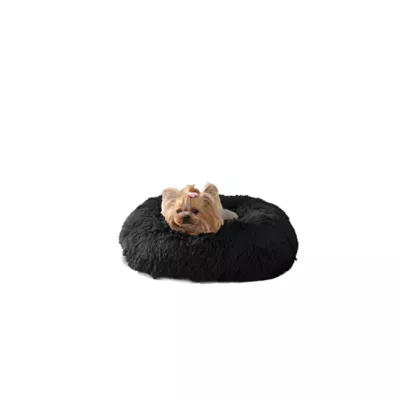 Arlee Home & Pet Shaggy Calming Orthopedic Eco-Friendly Donut Pet Bed - Image 2