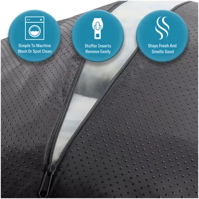 Arlee Home & Pet Shaggy Calming Orthopedic Eco-Friendly Donut Pet Bed - Image 7