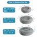 Arlee Home & Pet Shaggy Calming Orthopedic Eco-Friendly Donut Pet Bed image thumbnail 3