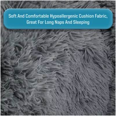 Product Arlee Home & Pet Shaggy Calming Orthopedic Eco-Friendly Donut Pet Bed