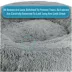 Arlee Home & Pet Shaggy Calming Orthopedic Eco-Friendly Donut Pet Bed image thumbnail 5