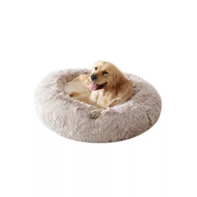 Arlee Home & Pet Shaggy Calming Orthopedic Eco-Friendly Donut Pet Bed - Image 2