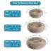 Arlee Home & Pet Shaggy Calming Orthopedic Eco-Friendly Donut Pet Bed image thumbnail 3