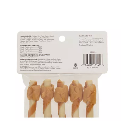 Product Thrills and Chills Rawhide Alternative Eyeball Kabobs Dog Treats 5 Count 2.4 OZ