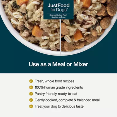 Product JustFoodForDogs JustFresh All Life Stages Fresh Dog Food - Turkey, 12 oz