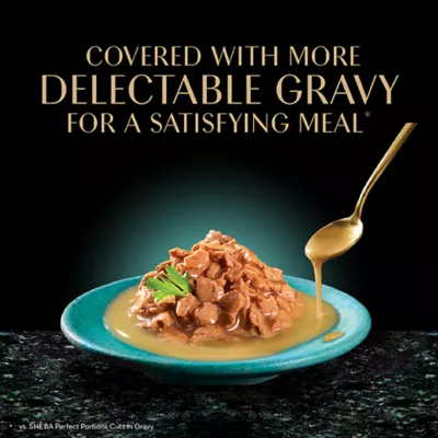 Product SHEBA Perfect Portions Gravy Indulgence - Chicken, Beef, 31.7 OZ
