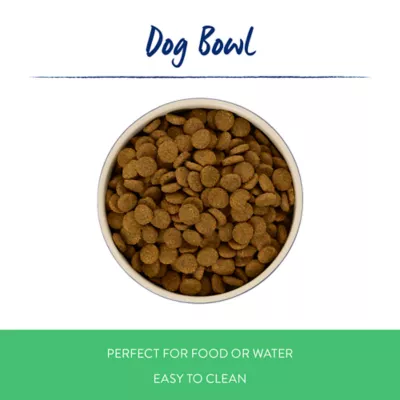 Top Paw® Quilted Paws Ceramic Dog Bowl - Image 2