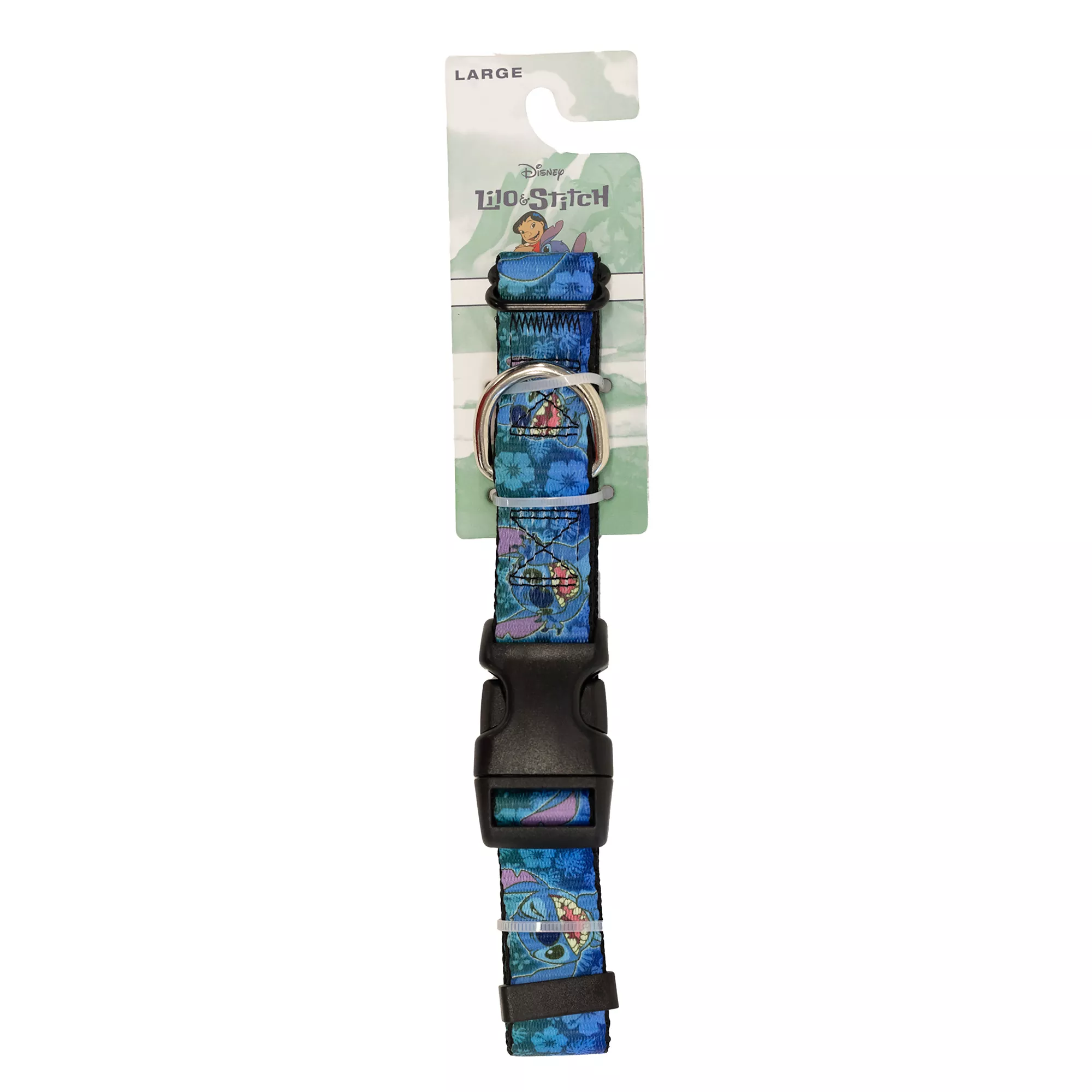 Stitch Dark Blue Dog Collar