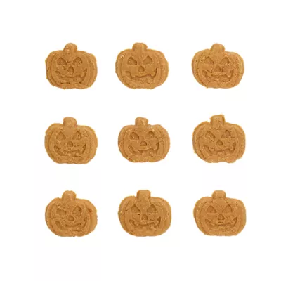 Product Thrills and Chills Pumpkin Shaped Meaty Dog Treats 5 OZ