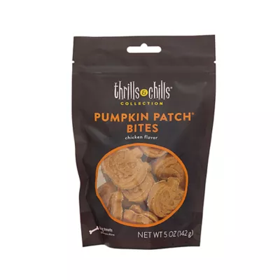 Product Thrills and Chills Pumpkin Shaped Meaty Dog Treats 5 OZ