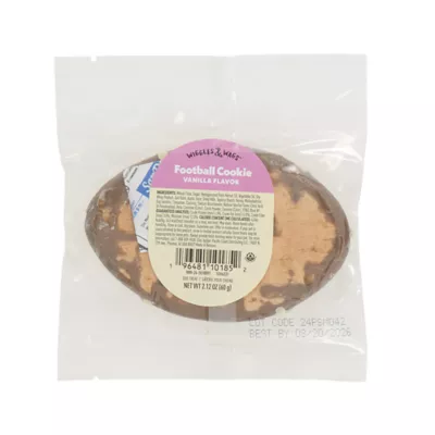 Product Wiggles & Wags Football Decorated Cookie Dog Treat