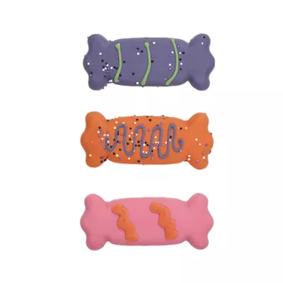 Product Thrills and Chills Candy Shaped Cookie Dog Treats 3 Count 5.3 OZ