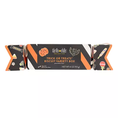 Product Thrills and Chills Candy Box with Mixed Cookie Dog Treats 4 OZ