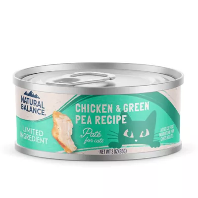 Natural Balance Limited Ingredient Wet Cat Food - Pate, 3 oz. - Image 1