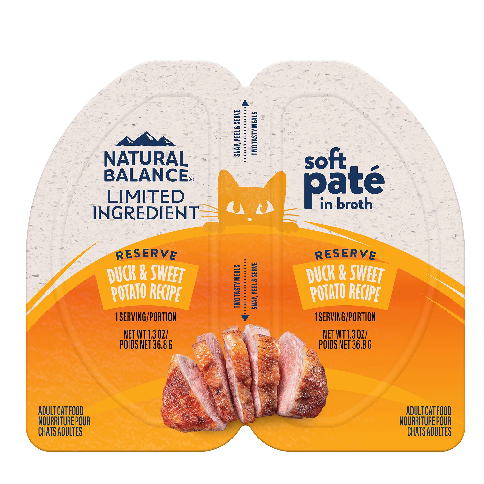 Natural Balance Limited Ingredient Wet Cat Food - Pate in Broth, 2.6oz