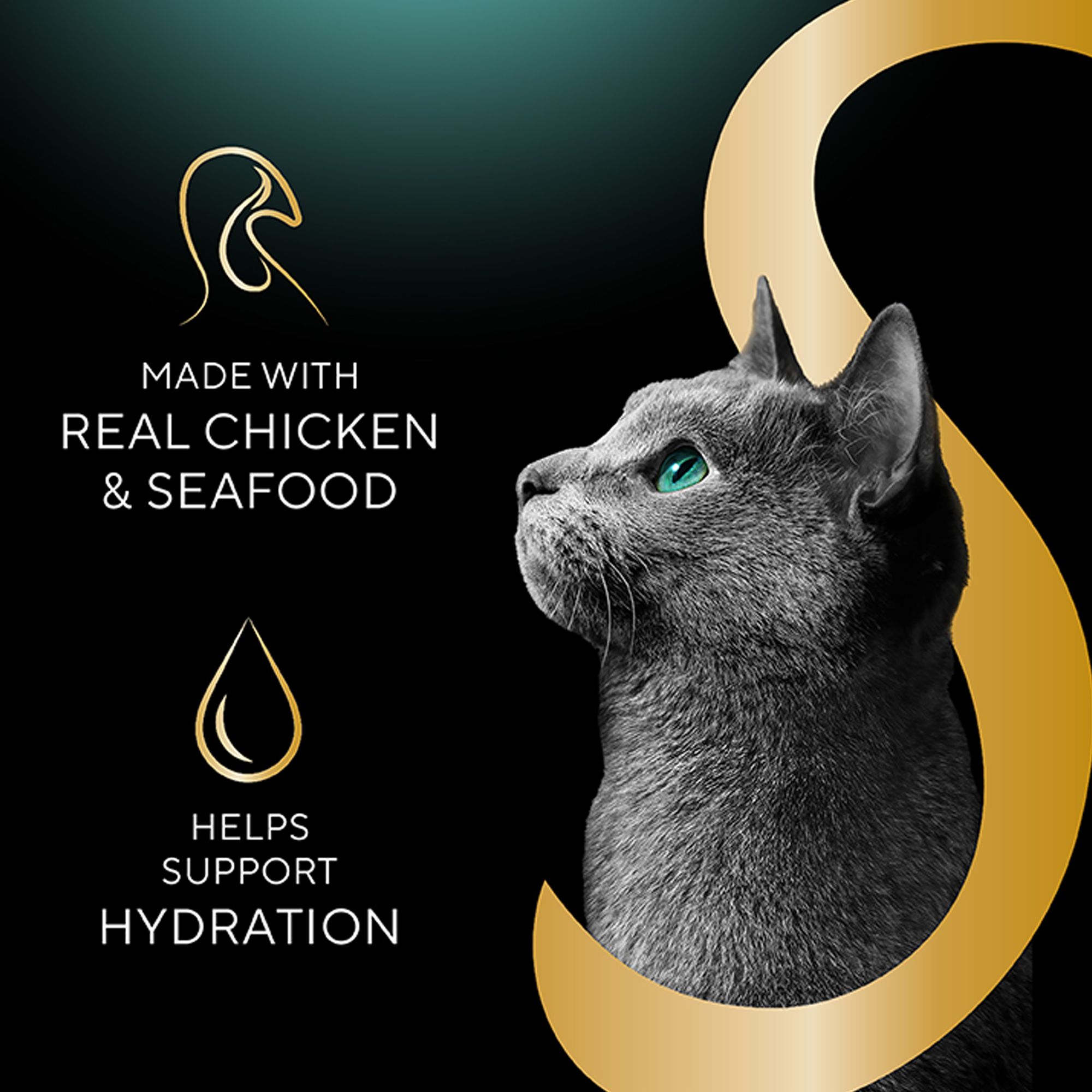 SHEBA Selections Filets In Broth - Premium Cat Meal Complement, 1.3 OZ - thumbnail 3