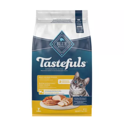 Product BLUE TASTEFULS Multi-Protein Adult Dry Cat Food - Chicken & Turkey 7lbs