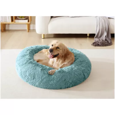 Arlee Home & Pet Shaggy Calming Orthopedic Eco-Friendly Donut Pet Bed - Image 1