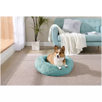 Arlee Home & Pet Shaggy Calming Orthopedic Eco-Friendly Donut Pet Bed - Image 1