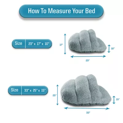 Arlee Home & Pet Slipper Calming Cozy Cave Washable and Eco-Friendly Pet Bed - Image 2