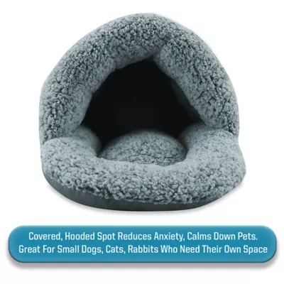 Arlee Home & Pet Slipper Calming Cozy Cave Washable and Eco-Friendly Pet Bed - Image 5