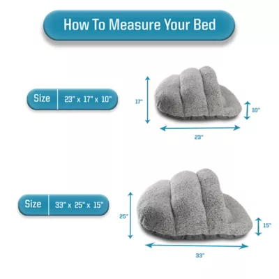 Arlee Home & Pet Slipper Calming Cozy Cave Washable and Eco-Friendly Pet Bed - Image 2