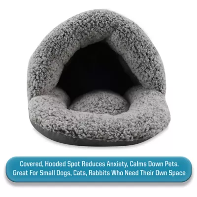 Arlee Home & Pet Slipper Calming Cozy Cave Washable and Eco-Friendly Pet Bed - Image 5