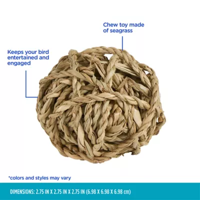 Product All Living Things® Seagrass Ball Bird Toy