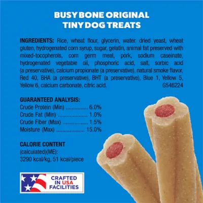 Purina Busy Bone Orginal Tiny Dog, Long Lasting Chew Treats 35.4 OZ - Image 8