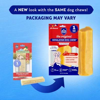 Product Himalayan Chews Dog Yak Chew Yak Cheese Bacon Flavor Dog Treat