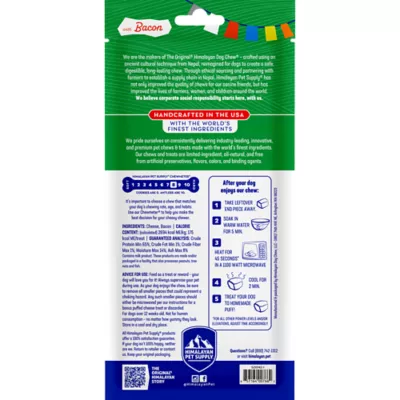 Product Himalayan Chews Dog Yak Chew Yak Cheese Bacon Flavor