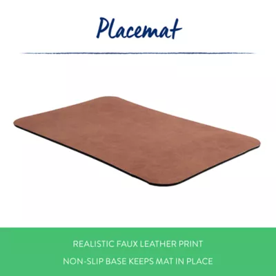 Top Paw® Leather Pattern Placemat for Dogs - Image 2