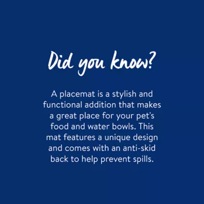 Top Paw® Leather Pattern Placemat for Dogs - Image 5