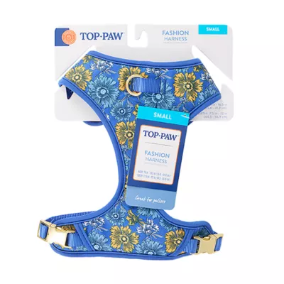 Top Paw® Blue Floral Harness - Image 5