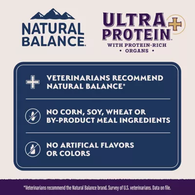 Product Natural Balance Ultra Protein+ Dry Cat Food, Immune and Digestive Health Real Chicken & Chicken Meal