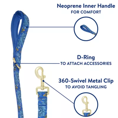 Product Top Paw® Sketch Floral Dog Leash - 4 FT
